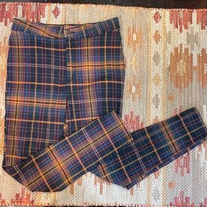 We the Free by Free People High Rise Plaid Skinny Pant